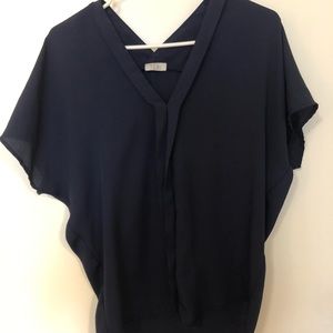 Navy blue blouse